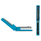 JAM Paper Modern Desk Stapler, Blue-Dimensions: 6 x 2.25