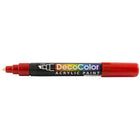 Marvy Uchida Chisel-Tip Acrylic Paint Marker - Red - 2 Pack-This acrylic paint ink is water-based and goes on smooth in order to brighten any surface or project