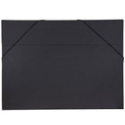 JAM Paper Kraft Chipboard Portfolio, Elastic Closure, Jumbo, 14.5 x 19.5 x 0.5, Black Kraft, 2 Pack (6103 202g)-Black kraft