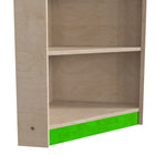 Flash Furniture Bright Beginnings Commercial Grade Wooden Kid's Two Tier Corner Kitchen Cabinet-Two Tiered Design for Maximum Storage Space