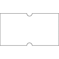 Motex 5500 Label - 7/8" x 7/16" - White - 20 Pack-Labelling Gun Label