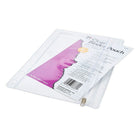 Charles Leonard Vinyl Pencil Pouch, Clear, 24 Pack (CHL76380)-Clear plastic construction allows easy viewing of contents