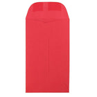JAM Paper #3 Coin Envelopes, 2.5 x 4.25, Brite Hue Red Recycled, 1000 Pack-Red Envelopes