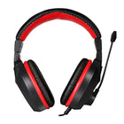 Marvo Stereo 3.5mm Over-Ear Headset with Mic and Volume Control-Soft-cushioned, synthetic leather ear cups and headband
