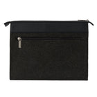 Vangoddy Exo 15" Felt Laptop Sleeve - Black-Large zipper pocket at the back for cell phone, small tablet, paper, etc