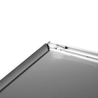 Eddie's Floor Standing Snap Frame Sign Holder - 11" x 17" - Silver Aluminum/Chrome - 3 Pack (130412-3)-for 11" x 17" material