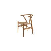 Nicer Interior Wishbone Chair - Walnut-Size: D18 x W18 x H30.5 x SH17 inches