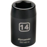 Dynamic Tools 1/2" Drive 6 Point Metric, 32mm Standard Length, Impact Socket-Size: 32 mm