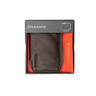 Champs Leather RFID Zip Case Wallet - Khaki-RFID theft protection featuring a thin lining designed to help prevent electronic  theft RFID theft protection featuring a thin lining designed to help prevent electronic  theft