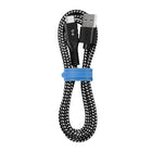 Blu Element Braided Charge/SyncUSB-C 4ft Zebra (B4TCZB)-Works with all USB car and wall chargers