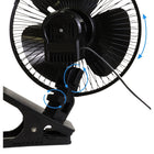 Koolatron 12V Oscillating Fan-Adjustable neck