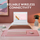 Logitech MK470 Slim Wireless Keyboard and Mouse Combo - Rose-Unlock a full range of possibilities and customize this combo to fit your personalized needs, set up and assign shortcuts to the 12 customizable FN keys with Logi Options+ software