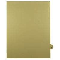 Mark Maker Legal Exhibit Index Tab Buff Single Tabs, 1/25th Cut, Letter Size, No Holes, Number 196, 25 Pack-Buff Single Tabs, 1/25th Cut