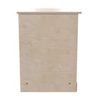 Flash Furniture Bright Beginnings Commercial Grade Wooden Kid's Two Shelf Kitchen Cabinet-Scratch Resistant UV Finish