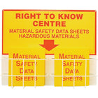 Right-To-Know Basket Style Centre Boards, 30"-Legend - MSDS