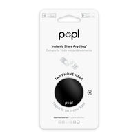 Popl Flat - Black-Popl high tap-through-rate profiles can be edited in real time - No more non-editable paper business cards