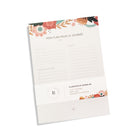 Pierre Belvedere Desk Pad - 7" x 9" - Top Flowers-Weekly planner