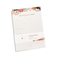 Pierre Belvedere Desk Pad - 7" x 9" - Top Flowers-Weekly planner