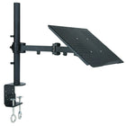 TygerClaw Single-Arm Desk Mount for Laptop, 19.7" x 15.7" x 14.2", Black-Medium size desk mount