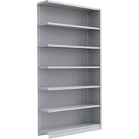 Metalware RK304 Boltless Shelving Unit, 7-Shelves, 48" x 18" x 88", Light Grey-Adjustable shelving system that provides high strength, yet economical storage capacity for your needs