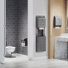 Scott Pro 4-Roll Capacity SRB Scott Pro/Cottonelle Bath Tissue Dispenser (44517) - White-Dimensions: 12.75"L x 6.31"W x 11.25"H 