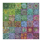 Galison Succulent Spectrum Puzzle - 500 Pieces-Contains an insert of the full puzzle image