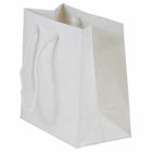 JAM Paper Gift Bags with Rope Handles - Small Square - 6.5" x 6.5" x 3.5" - White Glossy - 3 Pack-Size: Small Square (6.5 x 6.5 x 3.5 inches), Perfect for holding gifts such as candles, figurines, books, video games, CDs, clothes, etc.
