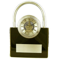 Elegance Padlock Skeleton Mantle Clock-Elegance Padlock Skeleton Mantle Clock