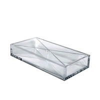 Azar Four Compartment Desk Organizer, 11.75" x 5.75" x 2", 2/Pack (556353)-Rectangular Compartment Tray