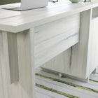 Sauder 52"W Porto Palma Desk - Haze Acacia-Finished on all sides for versatile placement.
