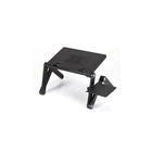 MMNOX 5288A Metal Laptop Cooling Table, Black (AS-MX-5288A)-Black aluminum alloy construction