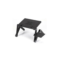 MMNOX 5288A Metal Laptop Cooling Table, Black (AS-MX-5288A)-Black aluminum alloy construction