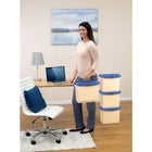 Bankers Box Heavy-duty Letter-Size Plastic Portable File Storage Box-Modular design offers easy stackability