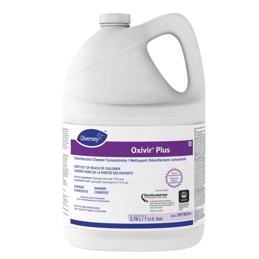 Diversey Oxivir Plus Disinfectant Cleaner Concentrate - 3.78 L