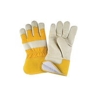 Zenith Safety Fitters Gloves, X-Large, Grain Pigskin Palm, Thinsulate Inner Lining - 6 Pack-Cuff Material: Rubberized