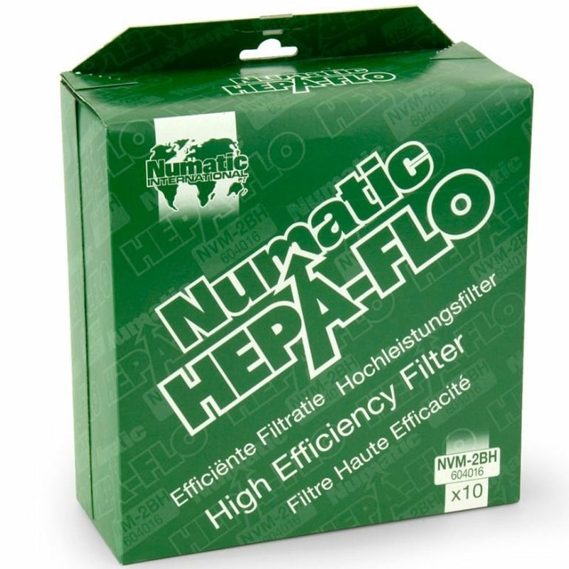 Numatic HEPA-FLO NVM-1CH 掃除機用紙パック　80枚 Numatic NVM-1CH Hepa-Flo Vacuum Bags for 300 Series Vacuums - 10