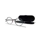 ThinOptics FrontPage Manhattan Reading Glasses - +2.00 Strength - Tortoise with Milano Black Case-5