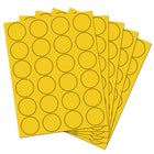 JAM Paper Circle Round Label Sticker Seals - 1-2/3" Diameter - Yellow - 120 Pack -Size: Medium, 1 2/3 Inch Diameter, Perfect size for sealing envelopes and labeling anything to keep you organized