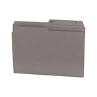 Hilroy File Folders - Letter Size - 9" x 11 3/4" - Grey - 100 Pack-Letter size coloured file folders