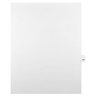 Mark Maker Legal Exhibit Index Tab White Single Tabs, 1/25th Cut, Letter Size, No Holes, Number 191, 25 Pack-White Single Tabs, 1/25th Cut