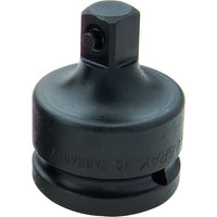 Gray Tools Adapter 3/4" Female 1" Male, Black Impact-Female (inches): 3/4"