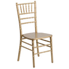 Flash Furniture HERCULES Series Gold Wood Chiavari Chair-1100 lb. Weight Capacity