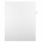 Mark Maker Legal Exhibit Index Tab White Single Tabs, 1/25th Cut, Letter Size, No Holes, Number 7, 25 Pack-White Single Tabs, 1/25th Cut