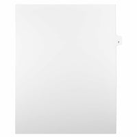 Mark Maker Legal Exhibit Index Tab White Single Tabs, 1/25th Cut, Letter Size, No Holes, Number 7, 25 Pack-White Single Tabs, 1/25th Cut