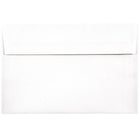 JAM Paper A9 Foil Lined Envelopes, 5.75 x 8.75, White with Red Lining, 250 Pack (76798H)-Blank interior for personalized message