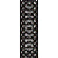 Teacher Created Resources Chalkboard Brights 10 Pocket File Storage Pocket  (TCR20736)-10 folder-sized pockets