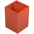 JAM Paper Desk Trio Stapler, Tape Dispenser & Pen Holder Pack - Orange-Stapler Size: 6 x 2.5 x 1.125 inches | Tape Dispenser Size: 4.5 x 2.5 x 1.75 inches | Pen Holder Size: 2.75 x 2.75 x 3.875 inches