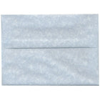 JAM Paper A7 Invitation Envelopes, 5.25 x 7.25, Parchment Blue Recycled, 250 Pack (10379H)-Blue parchment recycled envelope