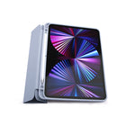 JCPal DuraPro Case with Pencil Holder for 11" iPad Pro (2021 Model) - Lavender Purple-Compatible with Pencil charge/sync