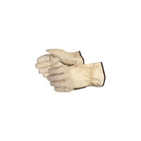 Superior Glove, Works Ltd. Gloves Cowgrain Driver Fleece Lined, Size XL, 6 Pack (378AFXL QU#14372)-Size : X-Large